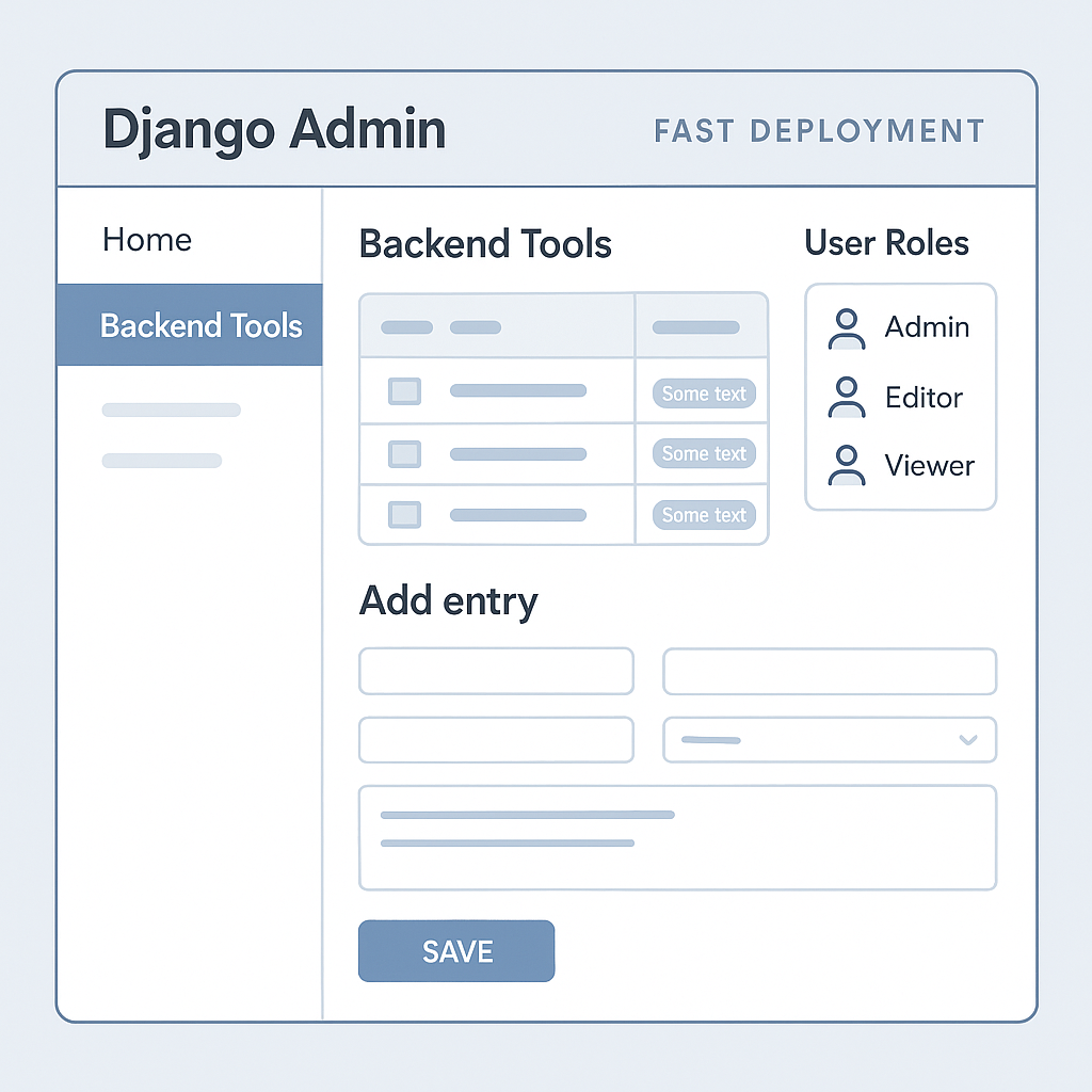 Why Django Admin is the Fastest Way to Build Internal Web Apps Without a Frontend