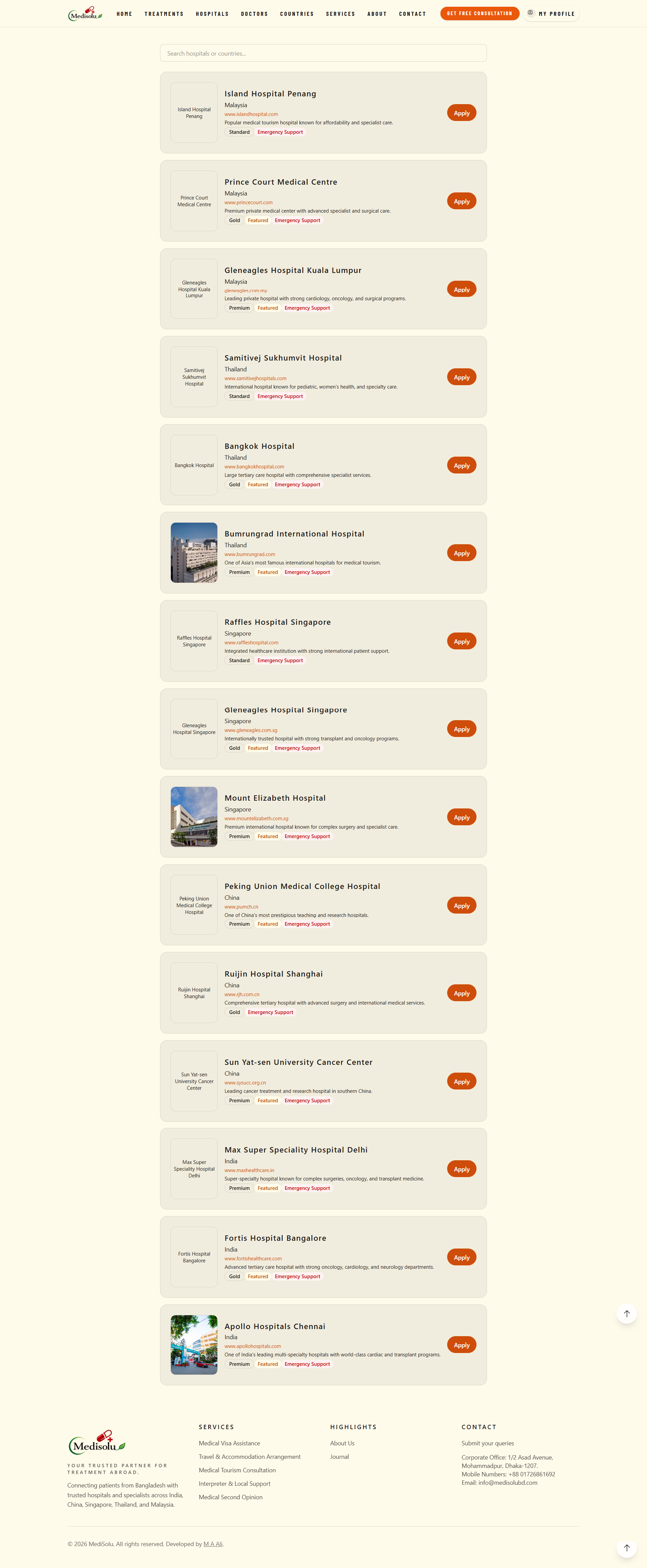 MediSolu — Medical Tourism & Patient Care Management Platform thumbnail