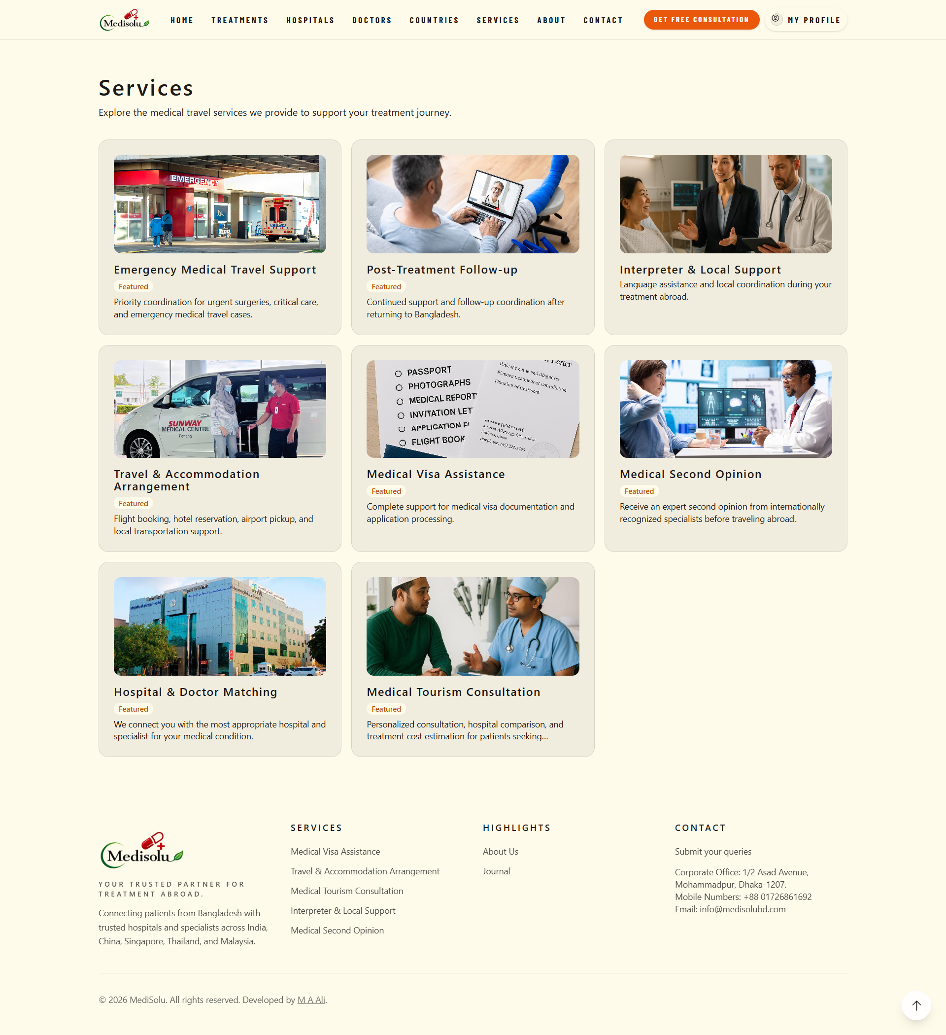 MediSolu — Medical Tourism & Patient Care Management Platform thumbnail