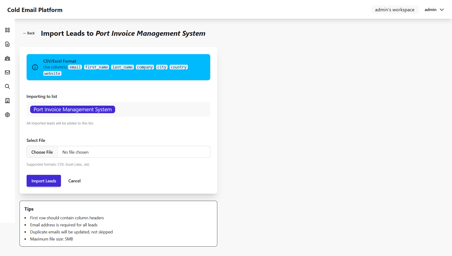ColdMail – Self-Hosted Cold Email Outreach & Lead Generation Platform thumbnail