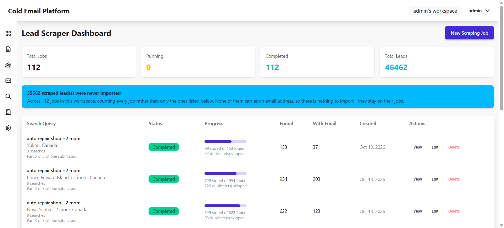 ColdMail – Self-Hosted Cold Email Outreach & Lead Generation Platform thumbnail