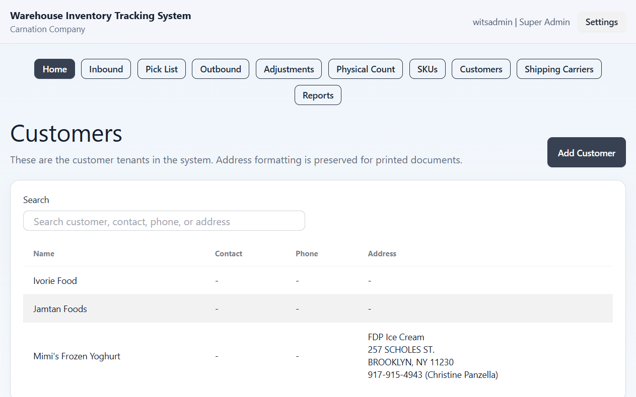 Warehouse Inventory Tracking System thumbnail