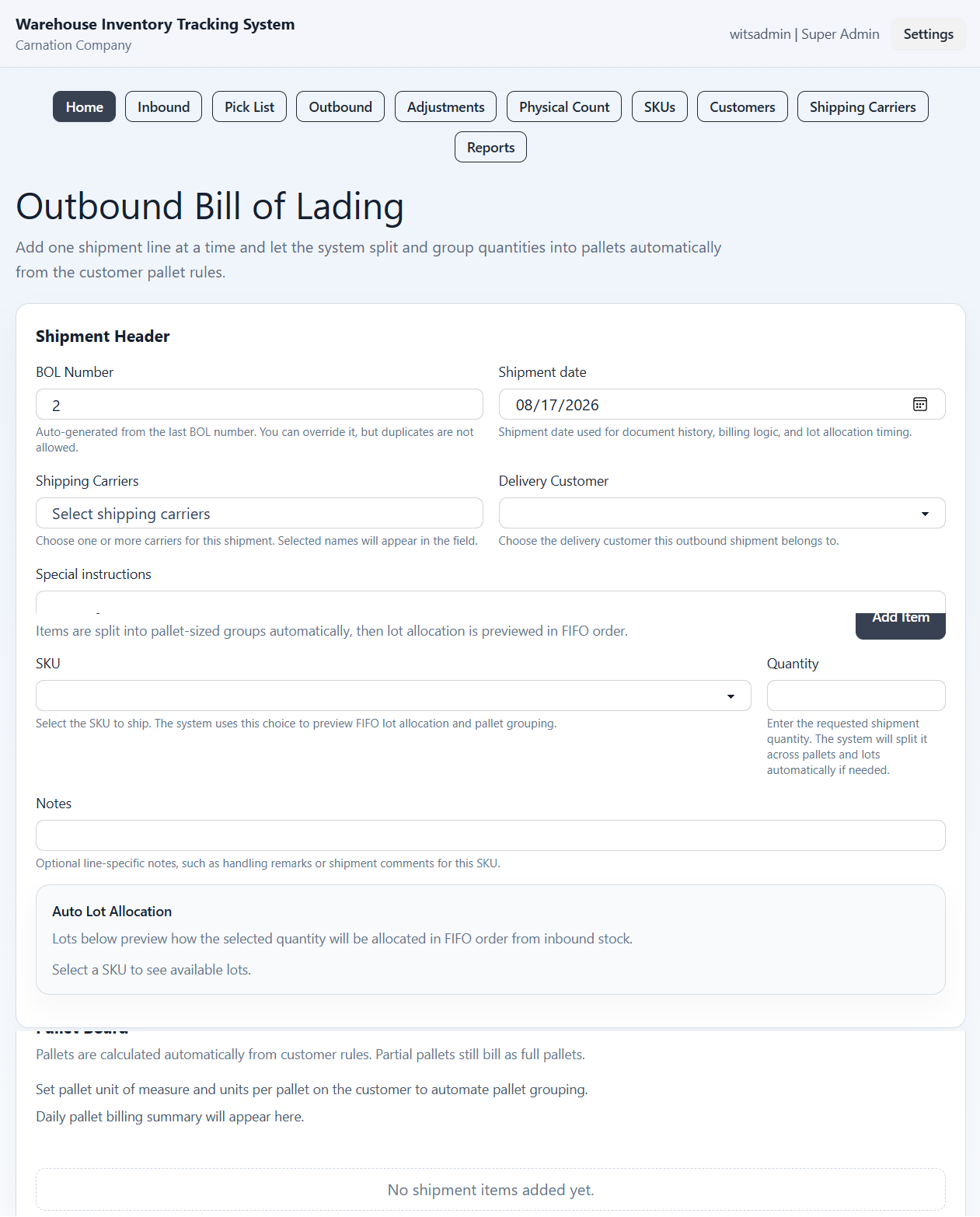 Warehouse Inventory Tracking System thumbnail