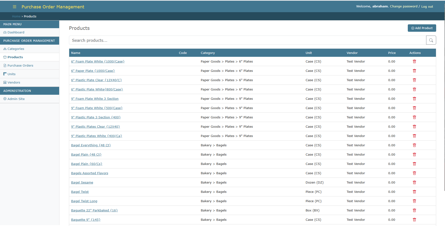 Purchase Order Management System
