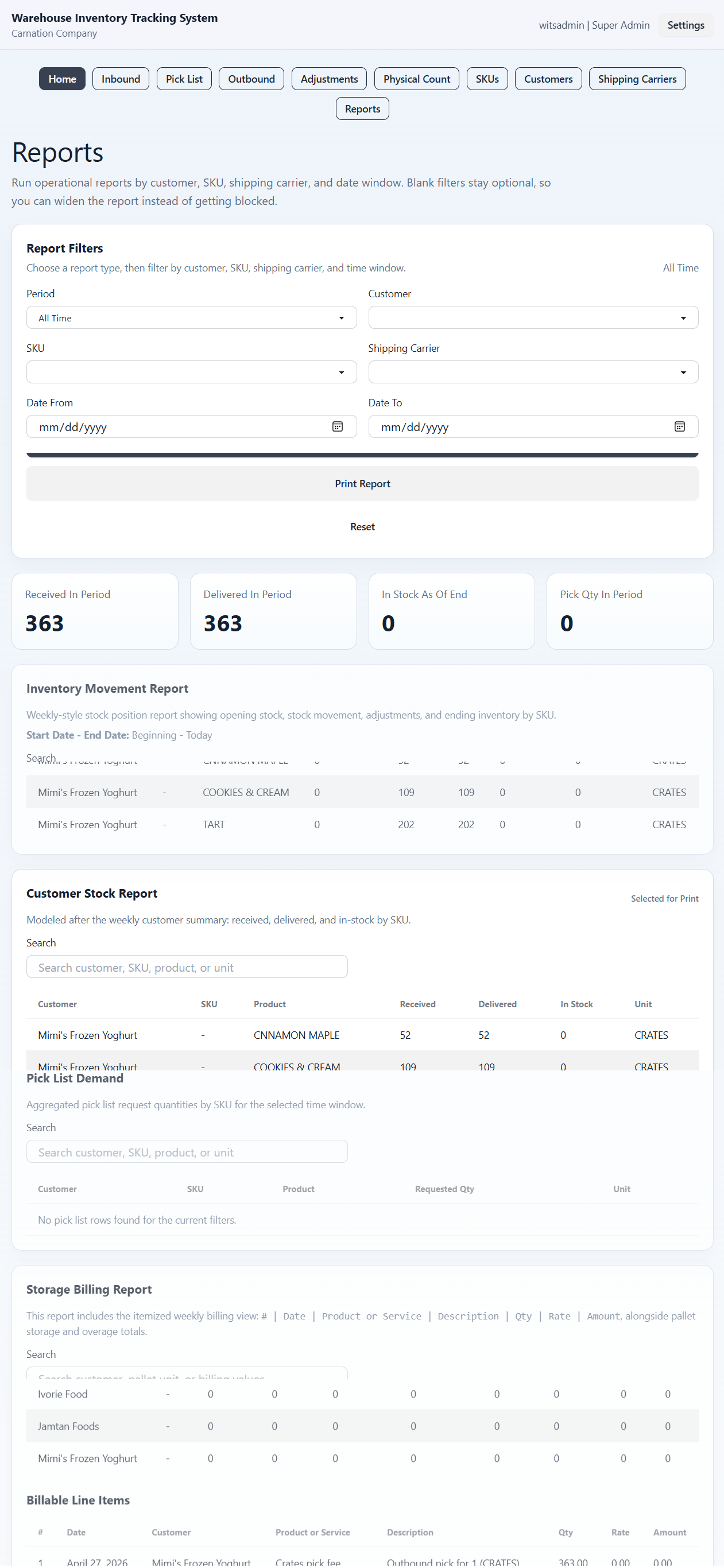 Warehouse Inventory Tracking System thumbnail
